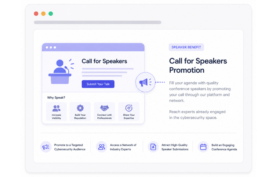 Call for speakers promotion example