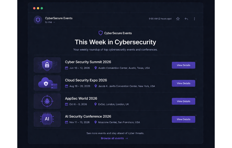 Weekly newsletter example